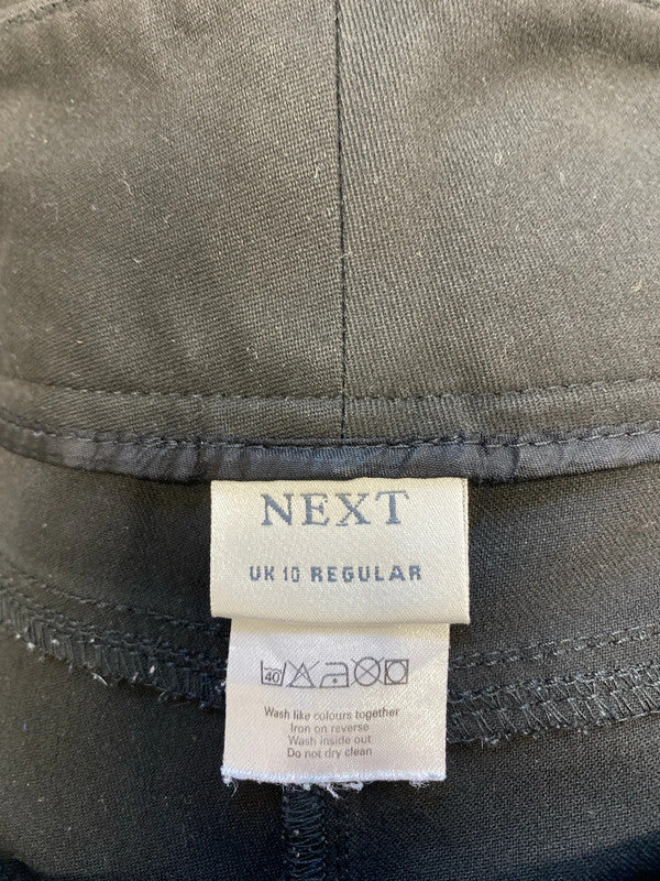 Lovely duo of office trousers next navy black UK 10 #4 AG005