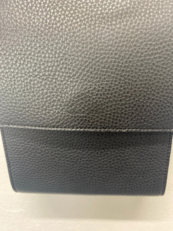 Fabulous Angela Roi black pebbled signature cross body bag RF001