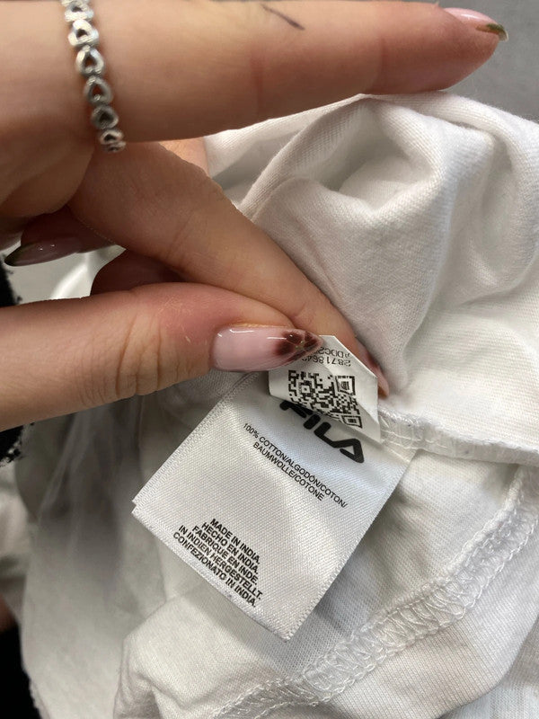 Lovely Fula white activewear crop top UK 6-8 (s) SD001