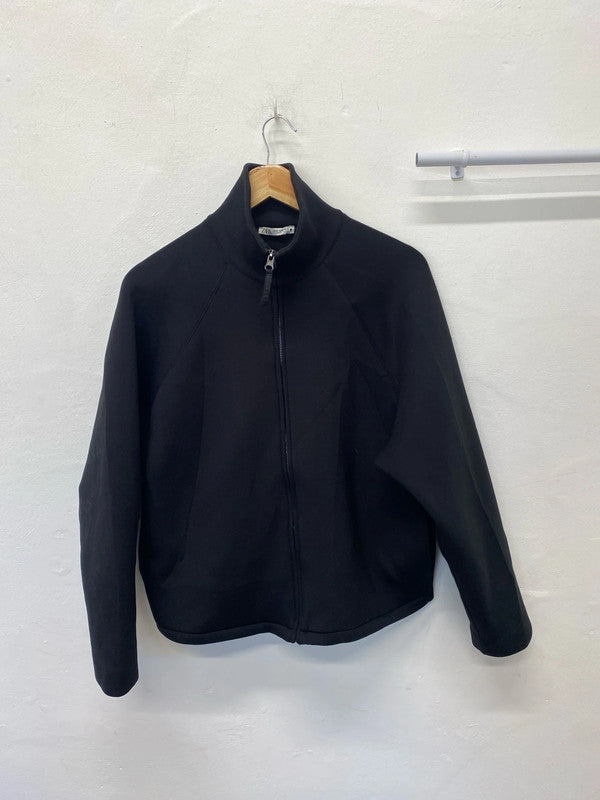 Fabulous Scuba fabric oversized bomber jacket UkS AO001