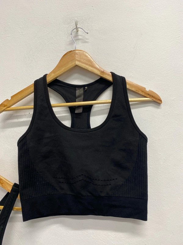 Lovely bundle 19 black sports bras Victoria secret Ryder cup UK M DS002