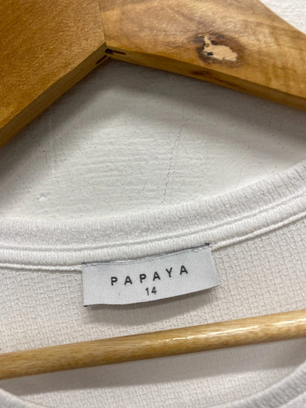 Fabulous duo of T-shirts nutmeg papaya UK 14 #6 JW002