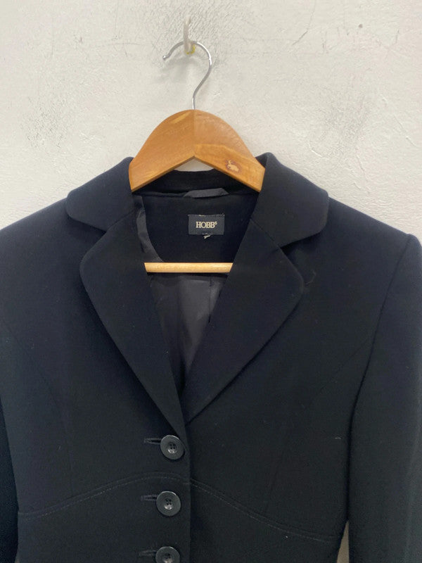 Fabulous Hobbs black blazer formal occasion RG99