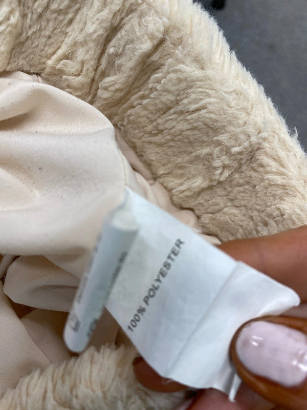 Fabulous Oh Polly fluffy cropped faux fur bomber jacket UkXS ZM001