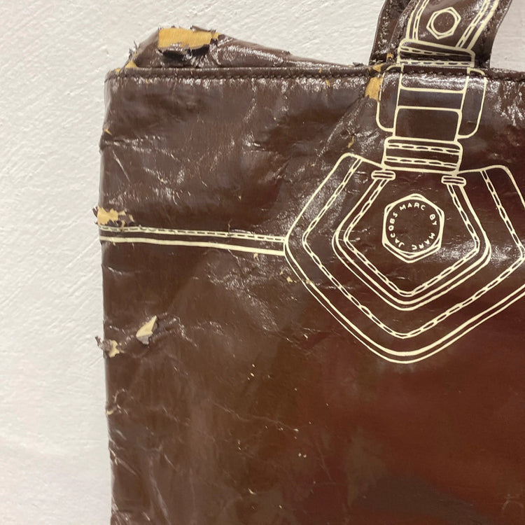 Fabulous Vintage Brown shopping bag Marc by Marc Jacob’s NS003