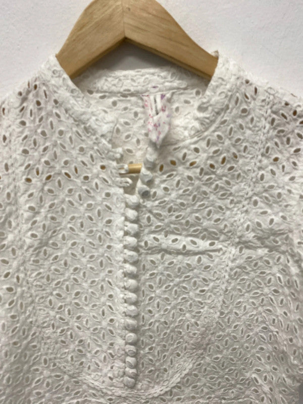 Stunning Y2K vintage Pepe Jeans broderie summer dress UK6-8 SN002