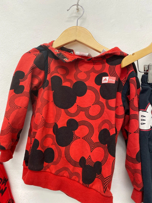 Boys 2-3 Years Cozy Cartoons Bundle Disney Polo Ralph Lauren & More #4 MD002