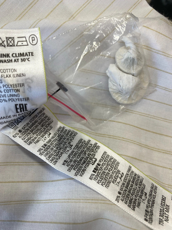 Fabulous New twill cream blazer dress Uk14 MW001