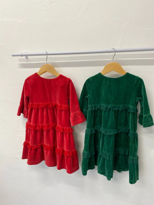 Fabulous duo of Hannah Andersson girls dress age 3-4 100cm #7 EL001