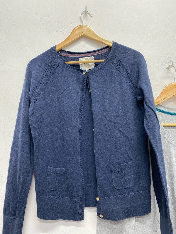 Fabulous Duo of Mantaray Cotton Cardigan Uk10 classic cosy JA002