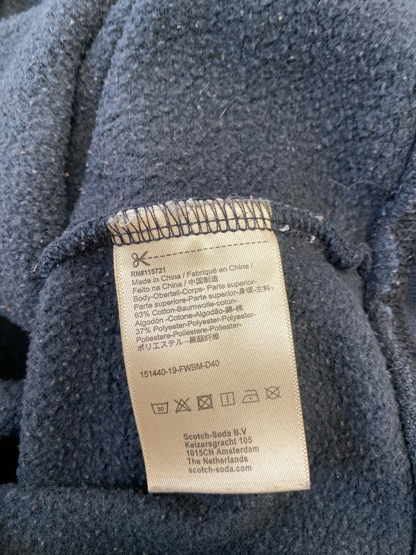 Fabulous Scotch & Soda black sweatshirt Age 10 Art maker JP001