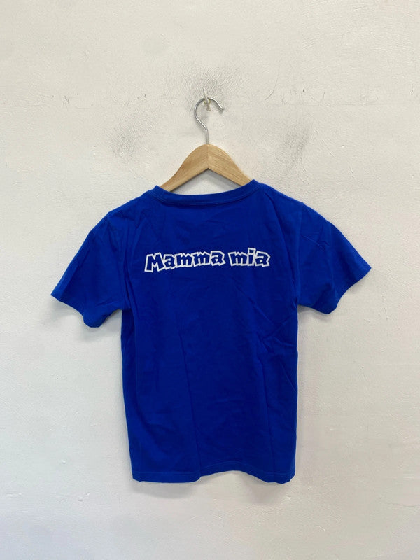 Lovely boys blue Mario x Levi’s tshirt printed UK 10-12yr SW001