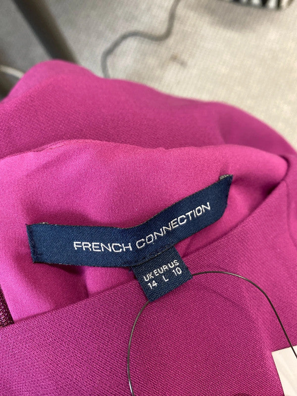 Fabulous plum purple Uk14 mini dress fun & flirty LB005