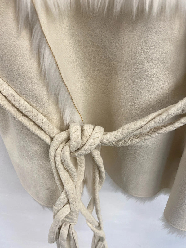 Gorgeous soft faux fur Gilet boho Ibiza chic M&S M RK001