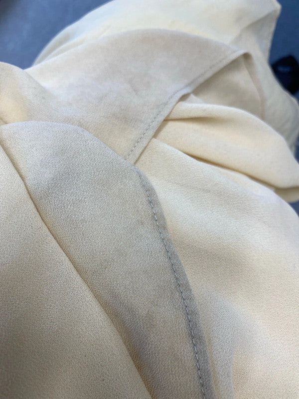 Fabulous Jarvis cream dress with lace cut outs Uk M 12 GJ001