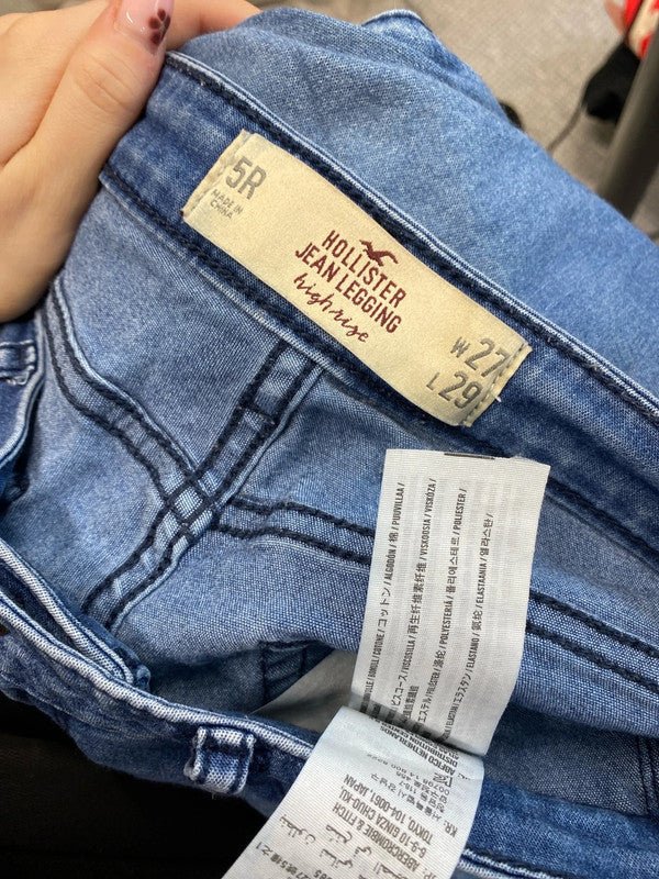 Lovely duo of Hollister jeans blue black skinny w27 jh001 #3