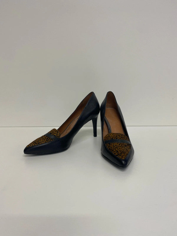 Next Fabulous Leather Animal Print Heels UK 7 KM005