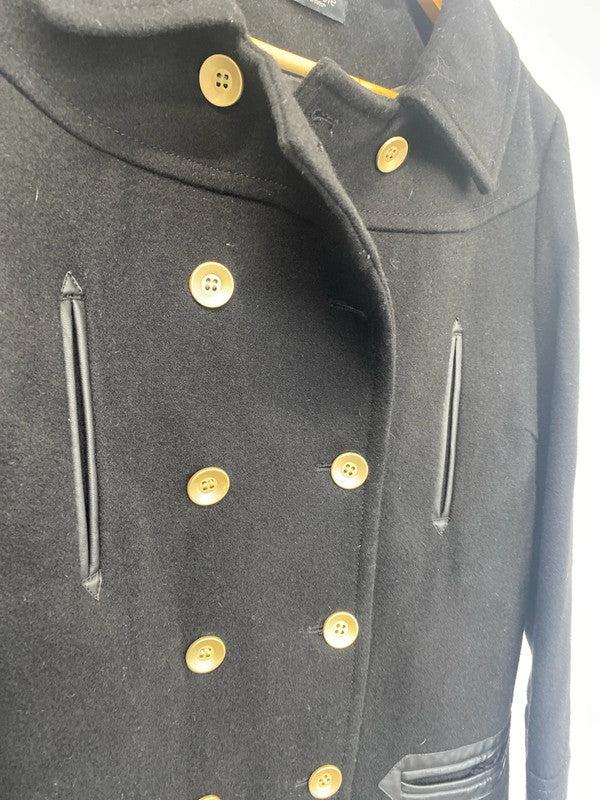 Classic La Redoute Peacoat double breasted 16 black KM003