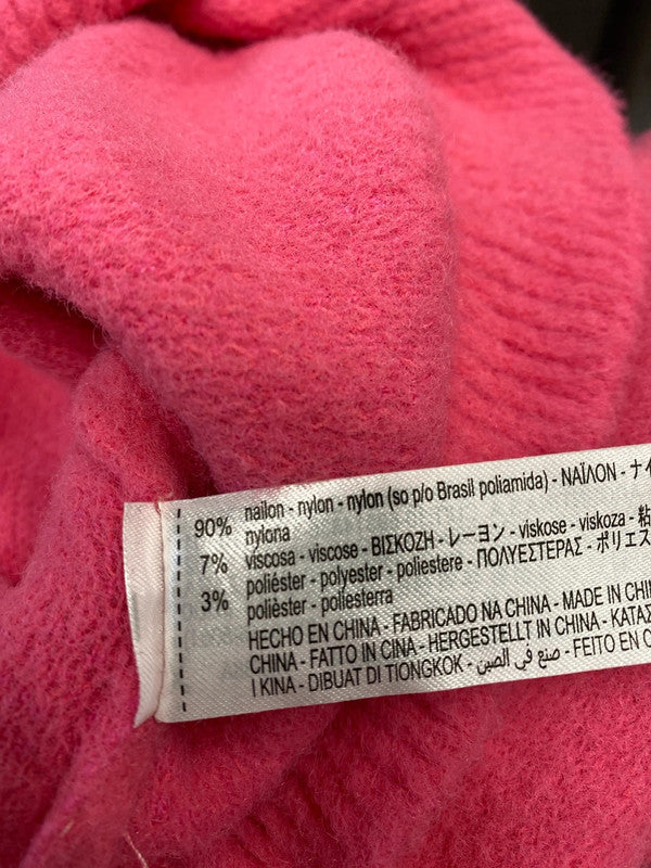 Fabulous Grapefruit Pink soft fluffy jumper UkM Zara spring fun KS002