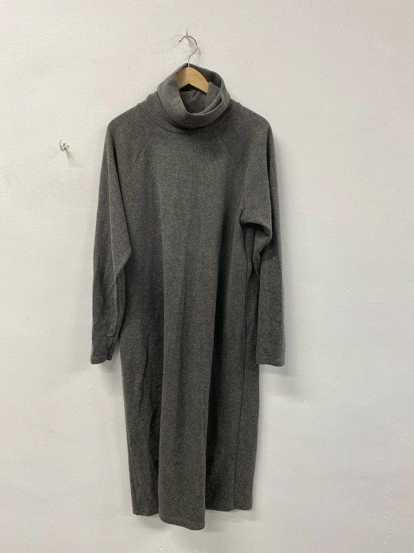 ASOS Stylish Grey Turtleneck Jumper Dress UK 10 KS002