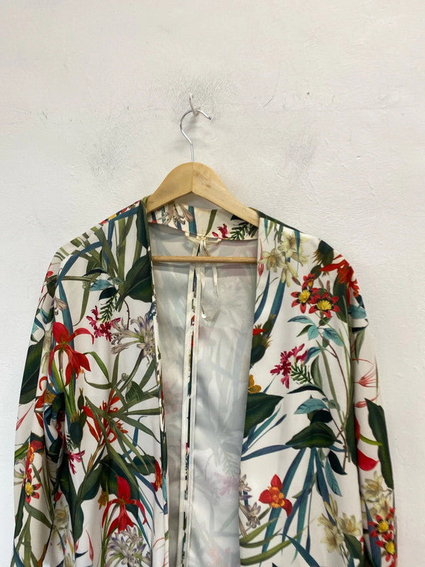 Lovely Dorothy Perkins floral botanical blazer UK 12 LG006