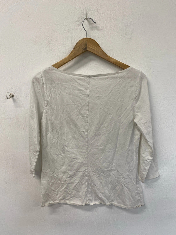 Cute COS white t-shirt M FE001