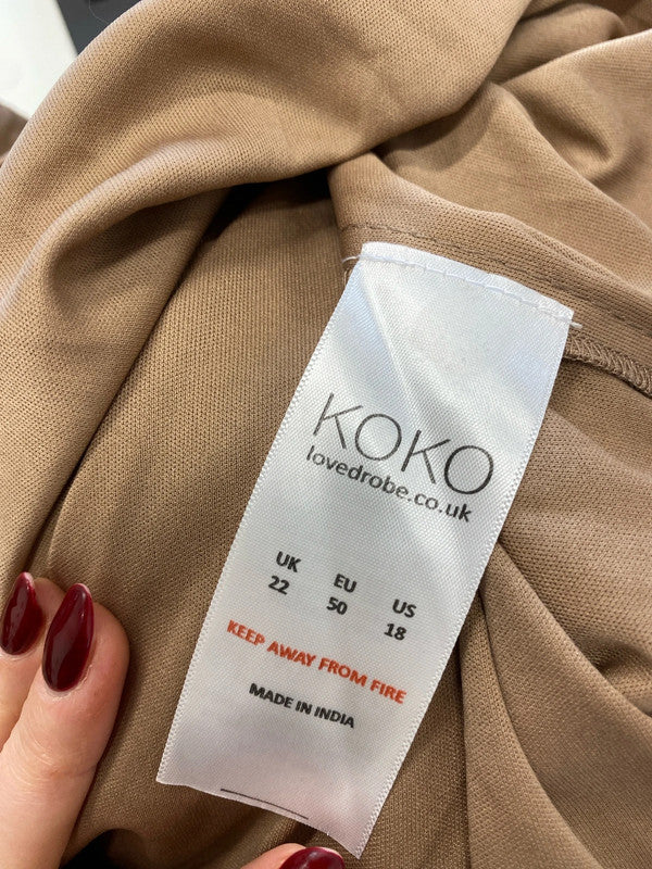 Lovely koko lovedrobe Moroccan vibes pattern summer dress UK 22 LK006