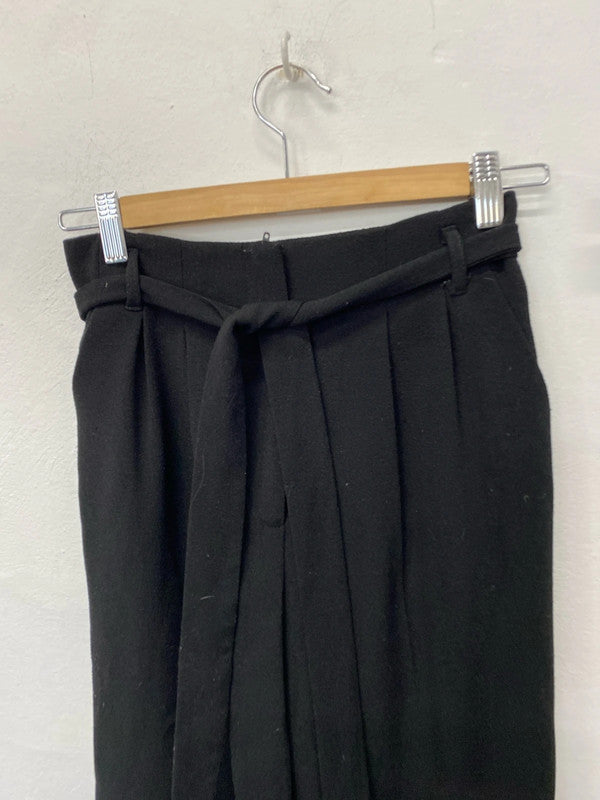 Fabulous black pleated formal trousers UK6 HDR01