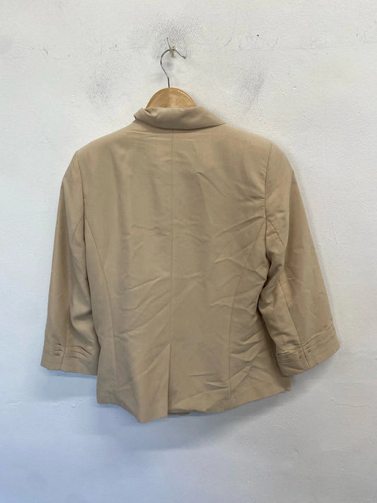 Lovely Dorothy Perkins beige blazer UK 12 AO001