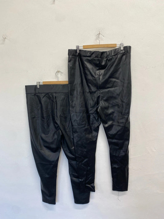 Lovely bundle 2 yours M&S faux leather legging bundle UK 22 RM002