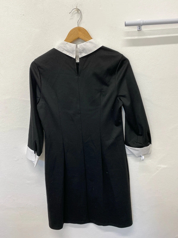 Fabulous Et Vous classic collared dress Uk12 Wednesday Adams’s AO001