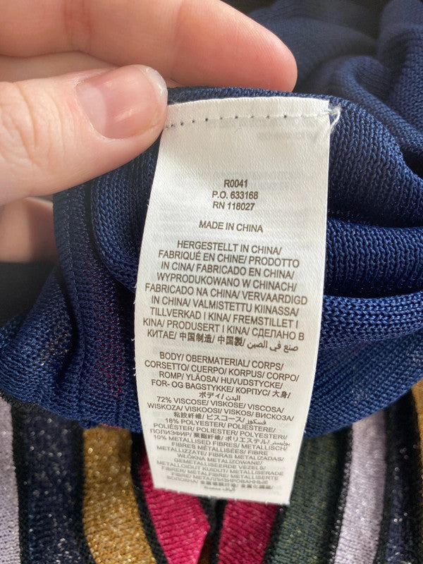 Boden Fabulous Glitter Multicolour Maxi Skirt UK 10 SJ001