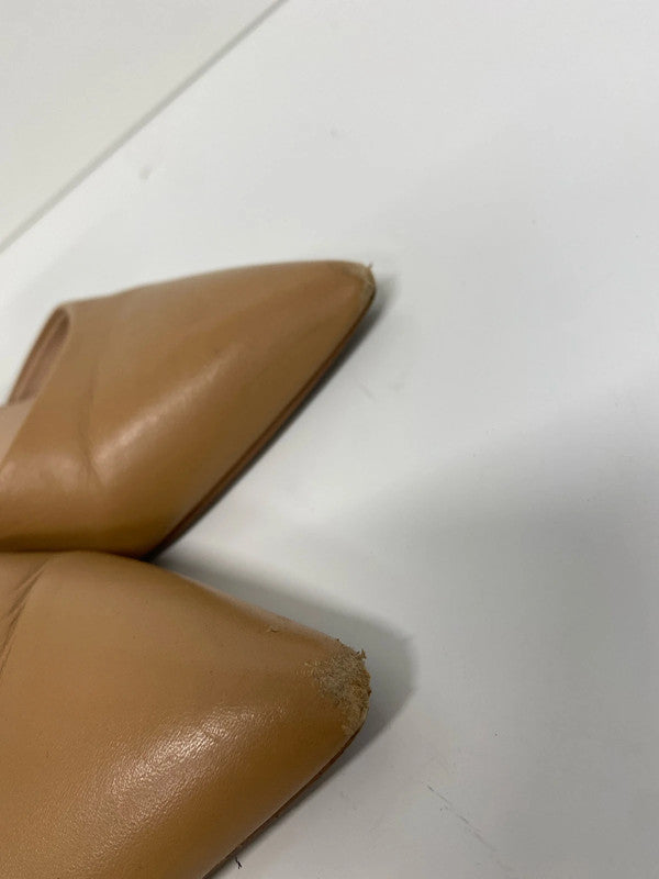 Fabulous Kurt Geiger Nude heels with ankle straps Uk4 SS002