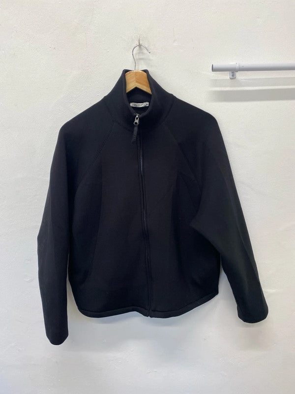 Fabulous Scuba fabric oversized bomber jacket UkS AO001