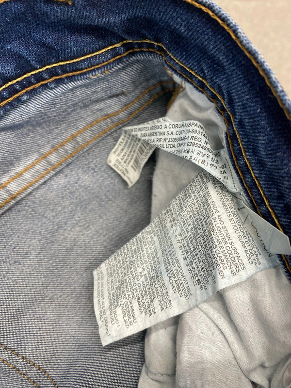 Fabulous Men’s Zara blue indigo jeans Waist 31 Leg 31.5 JA001