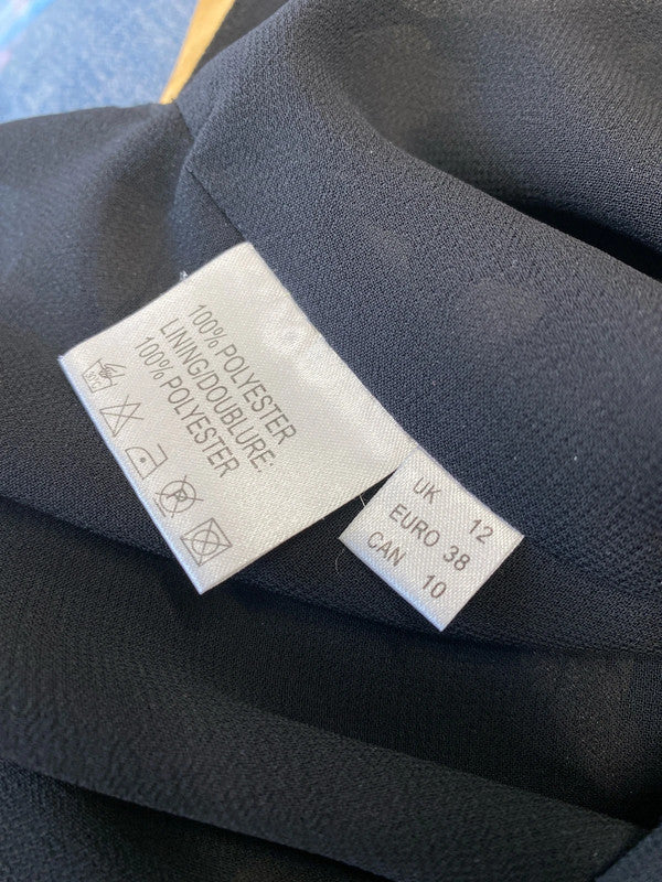 Fabulous Jacques Vert Floral black occasion Events top Uk12 PJ001