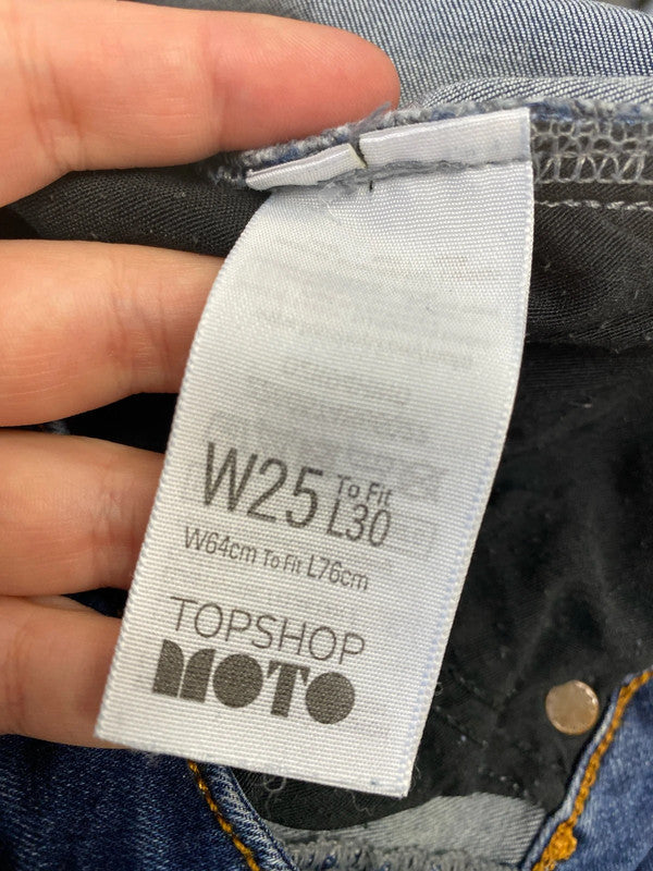 Topshop Chic Navy Skinny Jeans UK 4 25W 30L AE001
