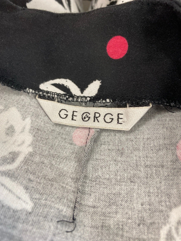 George Gorgeous Rose & Polka Dots Midi Skirt UK 18 JB005