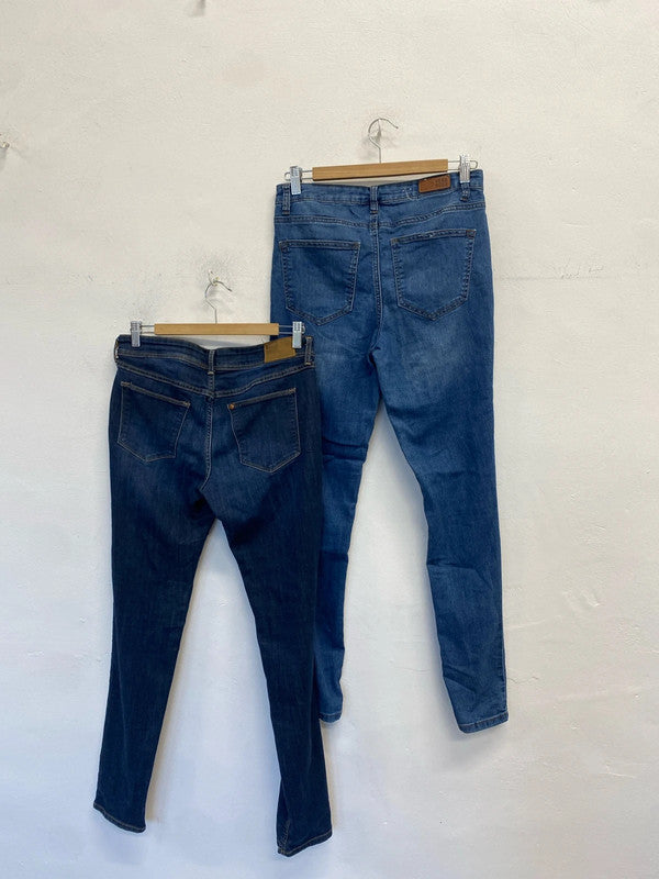 Lovely duo of skinny jeans Vero Moda h&m uk w 32 LD003 #55