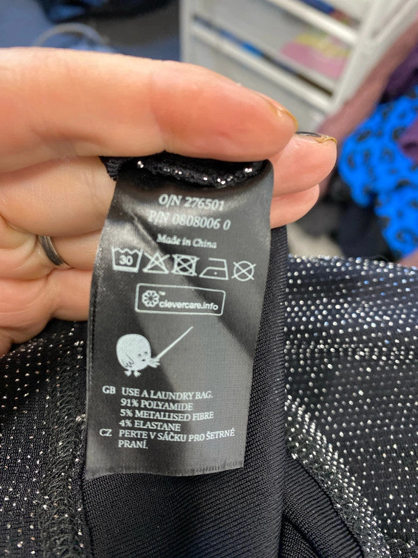 Fabulous Monki Evior sparkly maxi jumper dress UkM New JR001