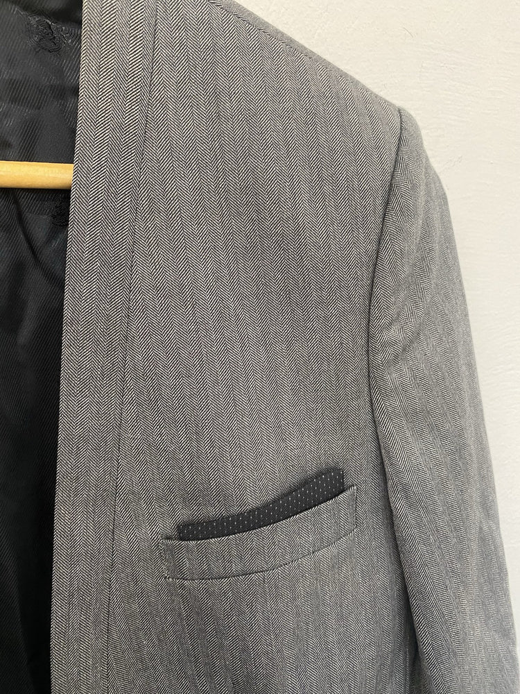 The Kooples Women’s Grey Fitted Wool Lagenlook size EU 38/10 Smart Formal FE001