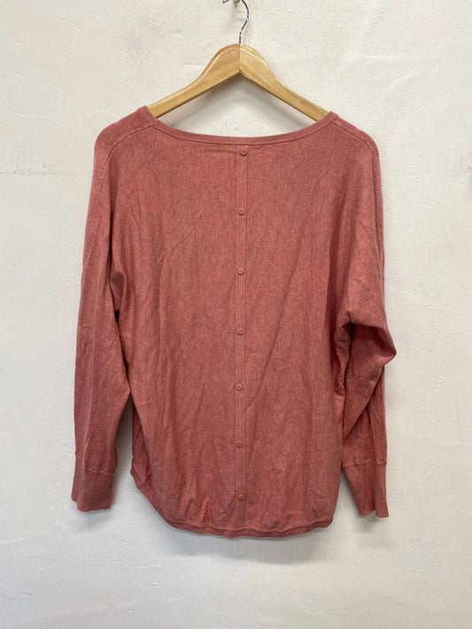 Soyaconcept Stylish Red Marl Jumper Size L KM005
