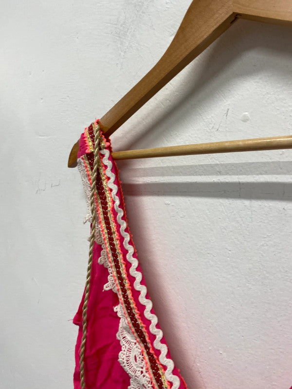 Fabulous River Island Pool cover up UkS/M pink boho chic KM004