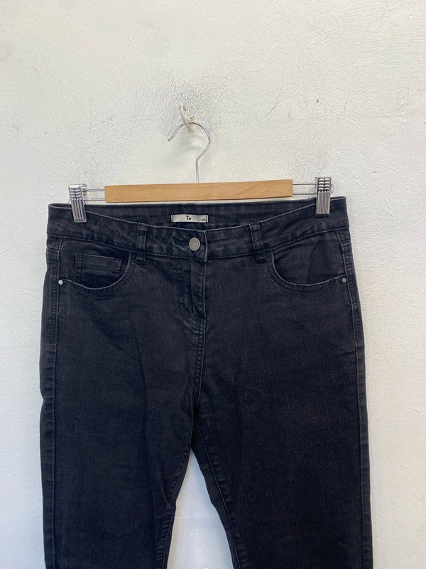 Lovely tu casual black jeans UK 10 r SW001