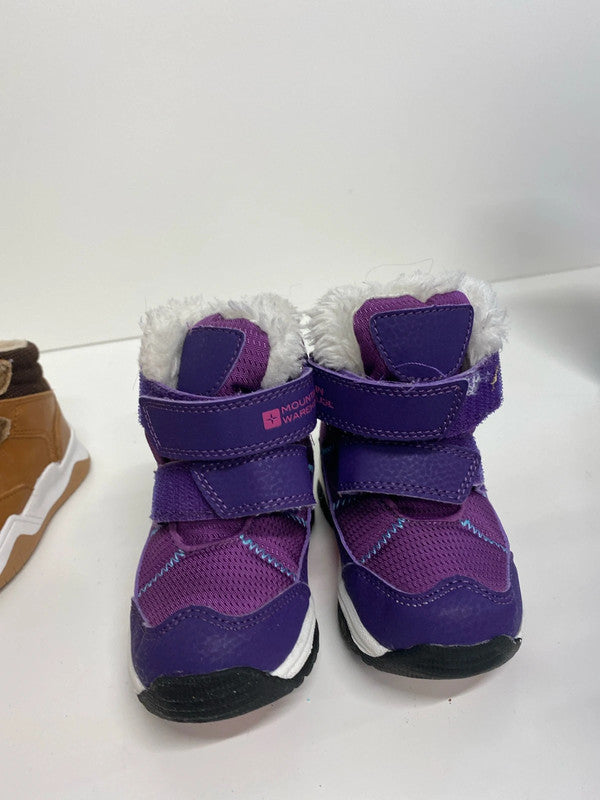 Fabulous Trio of girls boots & slipper size 6 /23 Mountain warehouse #13 LN001