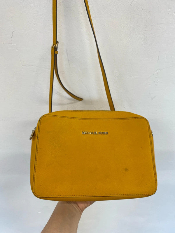 Michael Kors Fabulous Mustard Yellow Handbag DF002