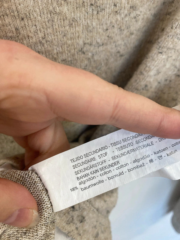 Zara Chic Beige Marl Hooded Jumper Top Girls Age 13-14 GK002