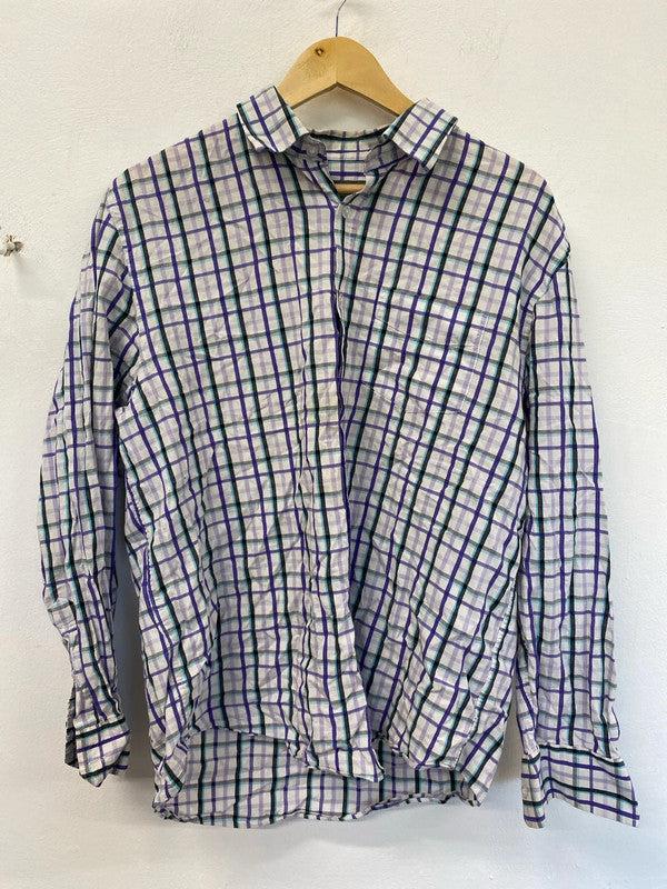 Fabulous Easy check button up shirt size L KD001