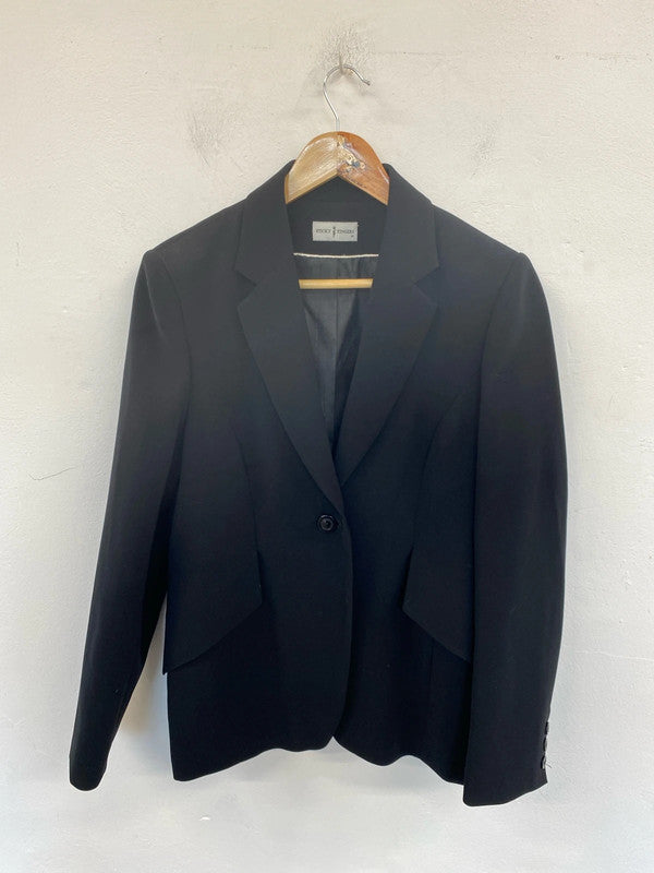 Sticky Fingers Elegant Black Blazer UK 14 PJ001