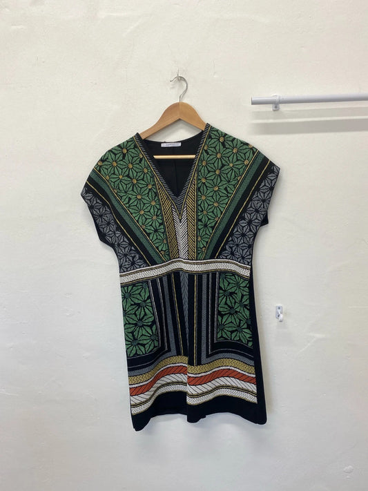 Fabulous ethnic Zara Mini dress classic boho vibes UkS JM008